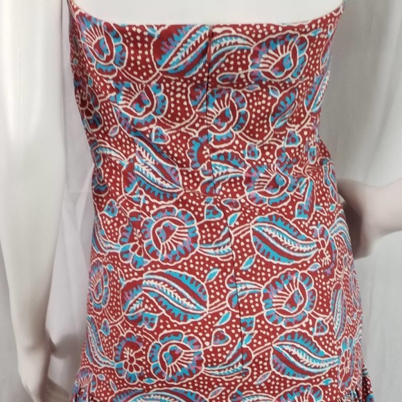 NWT Veronica Beard Dress Strapless Floral Flare Size 0 - Picture 6 of 9